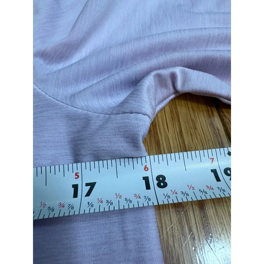 NWOT DSG Womens Purple Long Sleeve‎ Athletic Top Crew Neck Thumbholes Size S